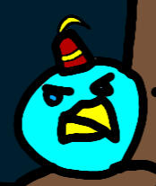 The original Roidbird, not originally based off angry birds but it happened